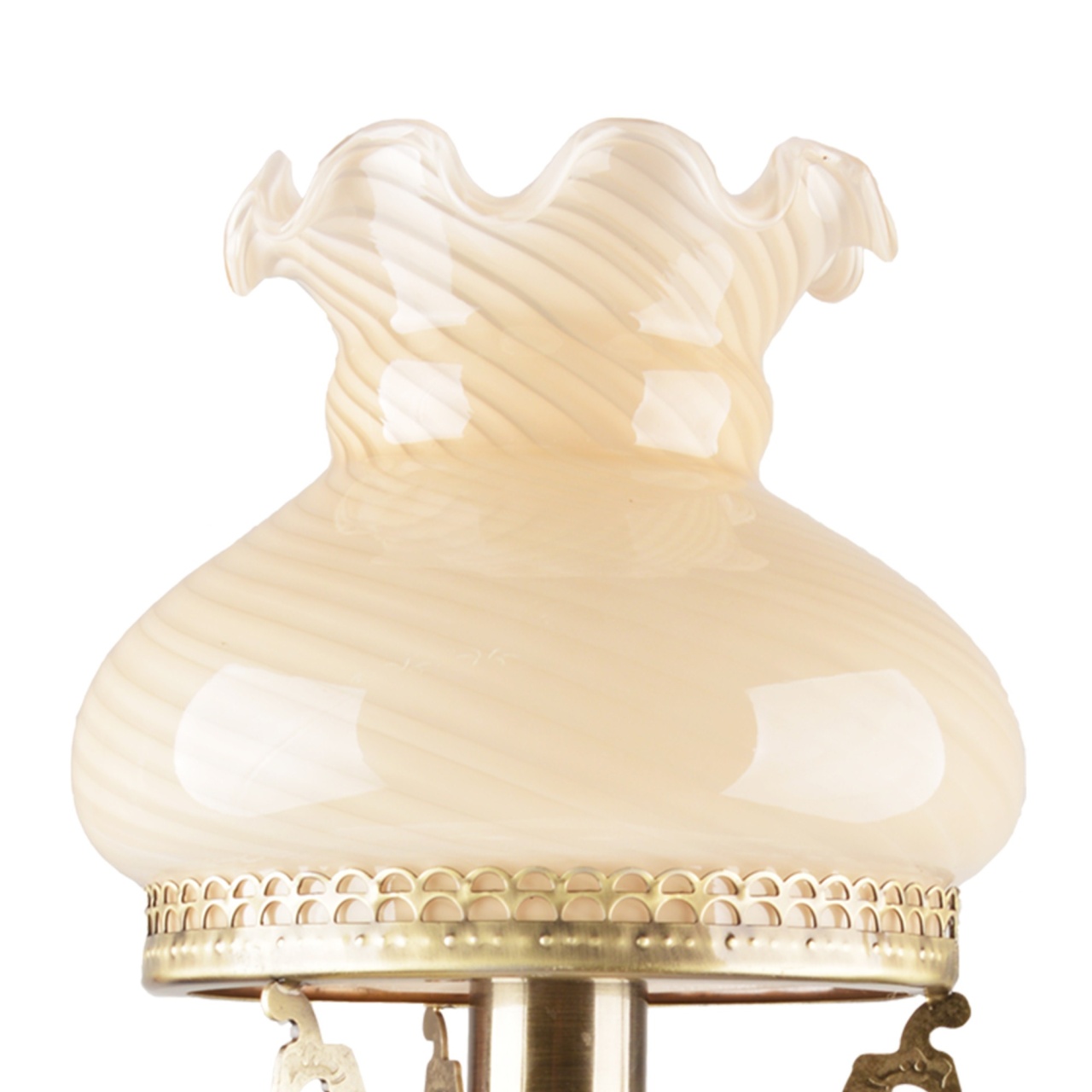 Veioza Russet KL108019, cu intrerupator, 1xE27, bronz+crem, IP20, Klausen - imagine 2