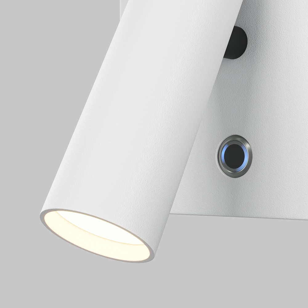 Aplica LED Aron, 7W, lumina calda (2700 K), alba, dimabila, Maytoni - imagine 4