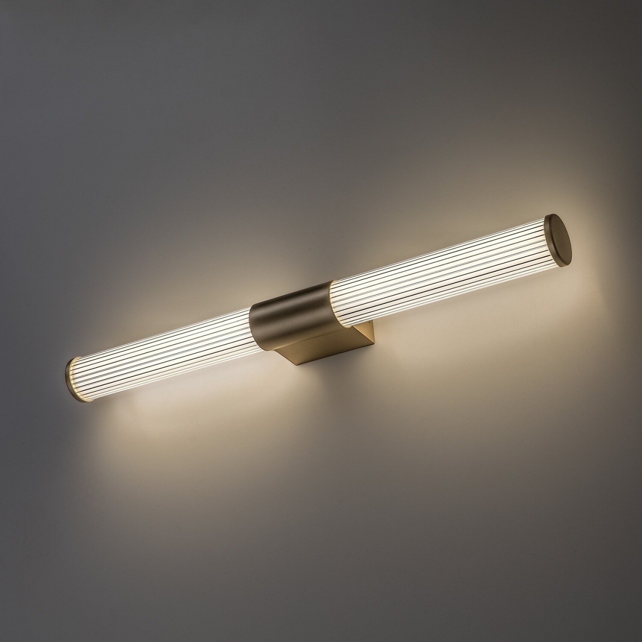 Aplica LED pentru baie Calyn, 15W, 1450 lm, lumina neutra (4000 K), IP44, aurie, Rabalux