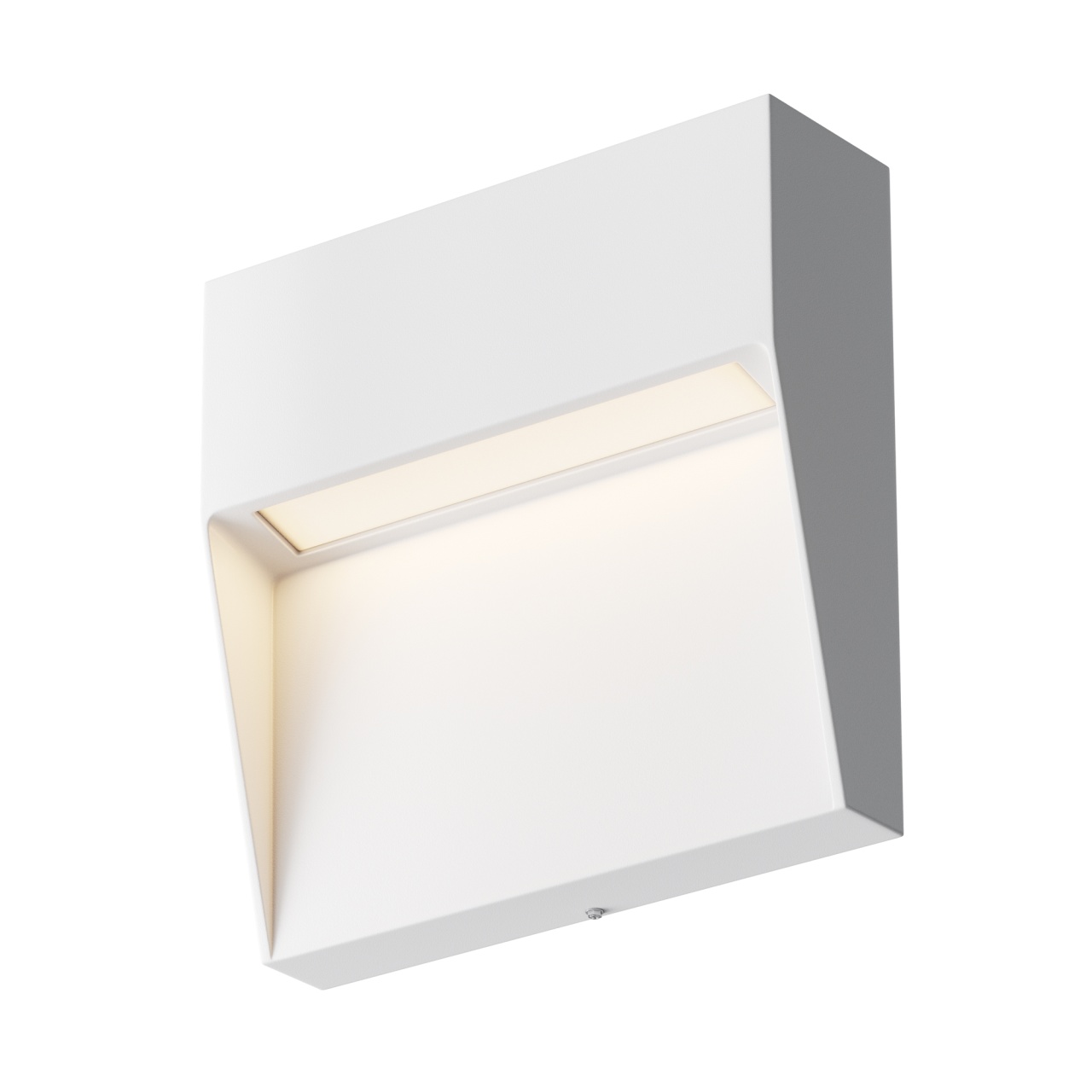 Aplica pentru scari LED Mane O047SL-L3W3K, 3W, 100lm, lumina calda, IP54, alba, Maytoni