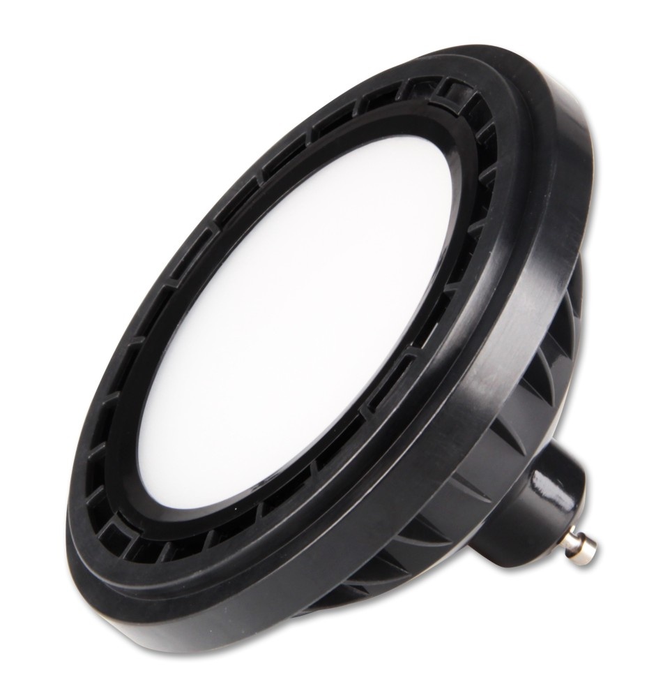 Bec LED 12W, GU10, AR111, Masterled, 960 lm, lumina neutra (4000 K), negru, clasa energetica F