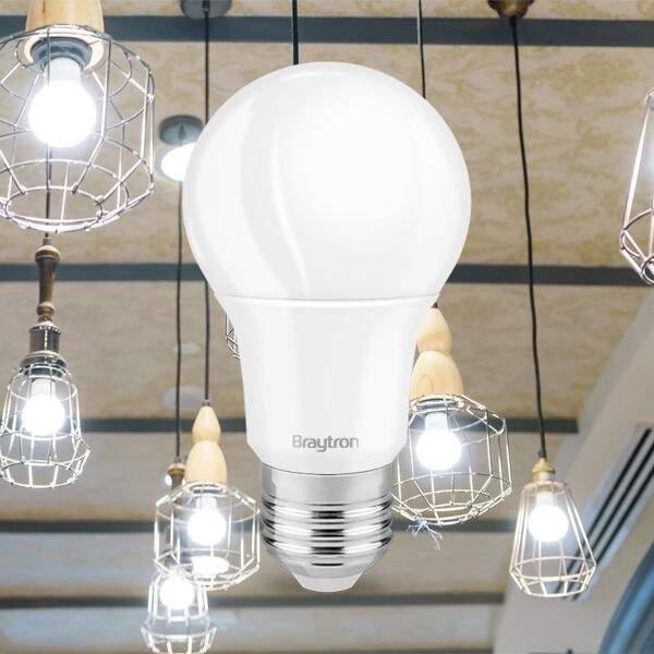 Bec led 9W (60W) Braytron, A60, E27, 806lm, lumina neutra(4000K), clasa energetica F