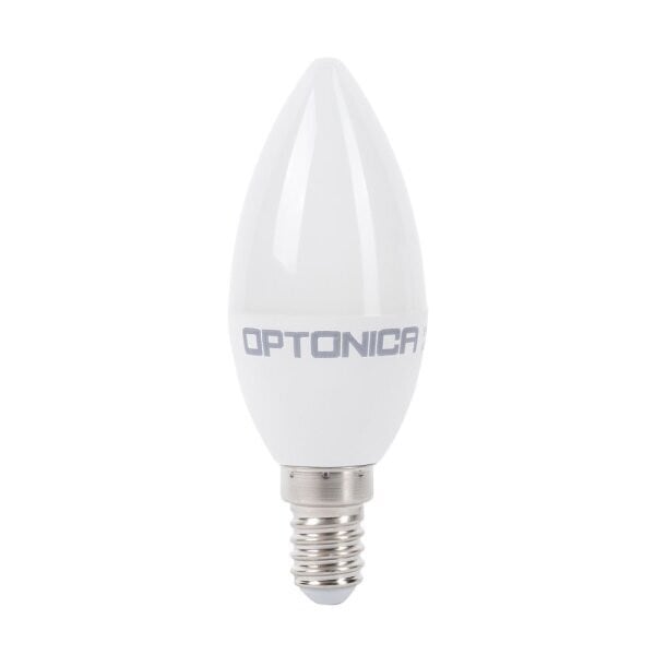Bec LED Optonica, lumanare E14, 8W(54W), 710 lm, lumina neutra (4500K), clasa energetica F