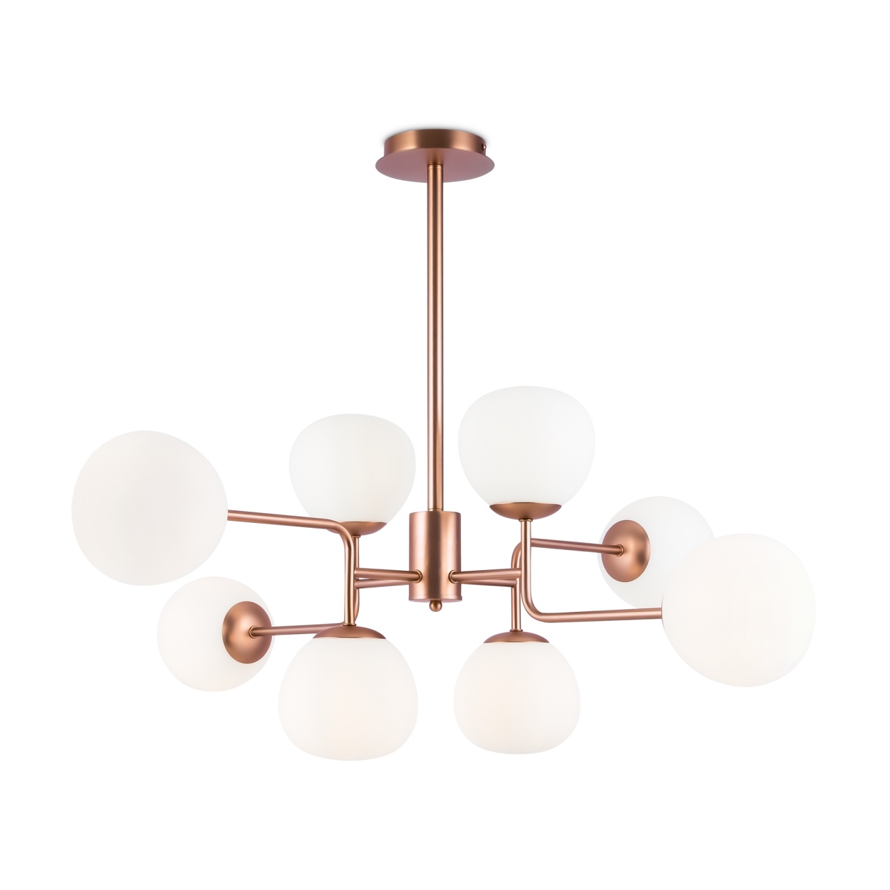 Candelabru Erich MOD221-PL-08-G, 8xE14, alb+auriu, IP20, Maytoni