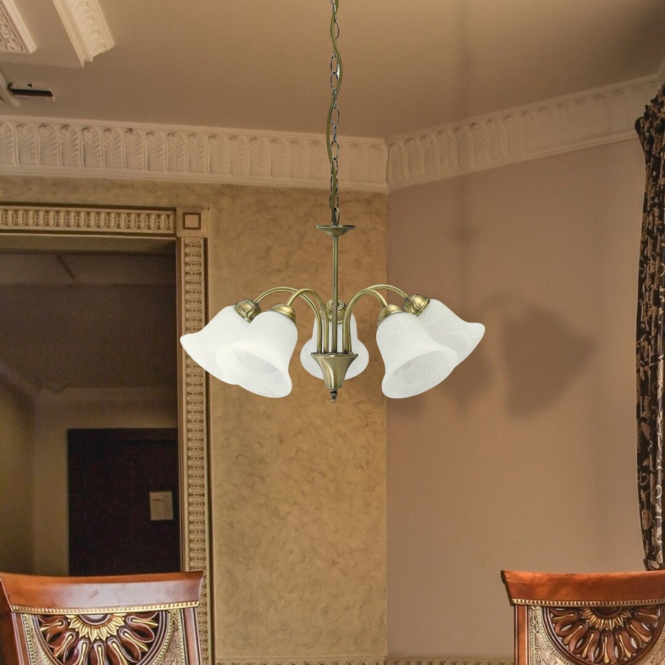 Candelabru Francesca 7375, 5xE14, auriu, IP20, Rabalux