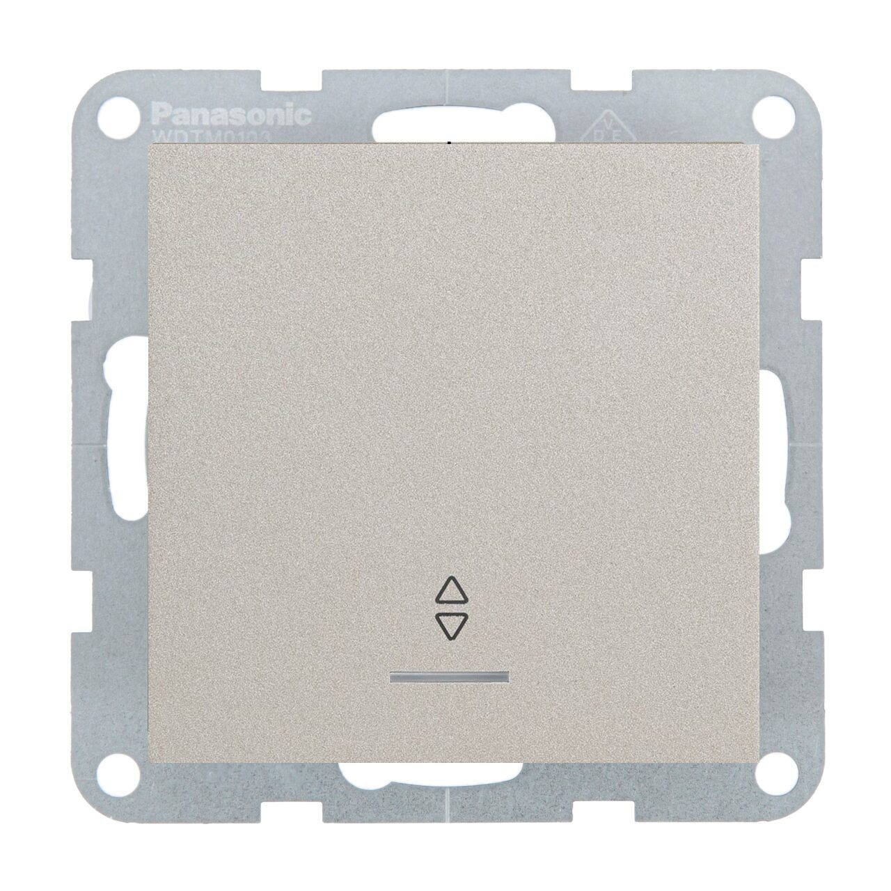 Intrerupator cap scara cu led 10A, IP20, Bronz, Panasonic Karre Plus 55