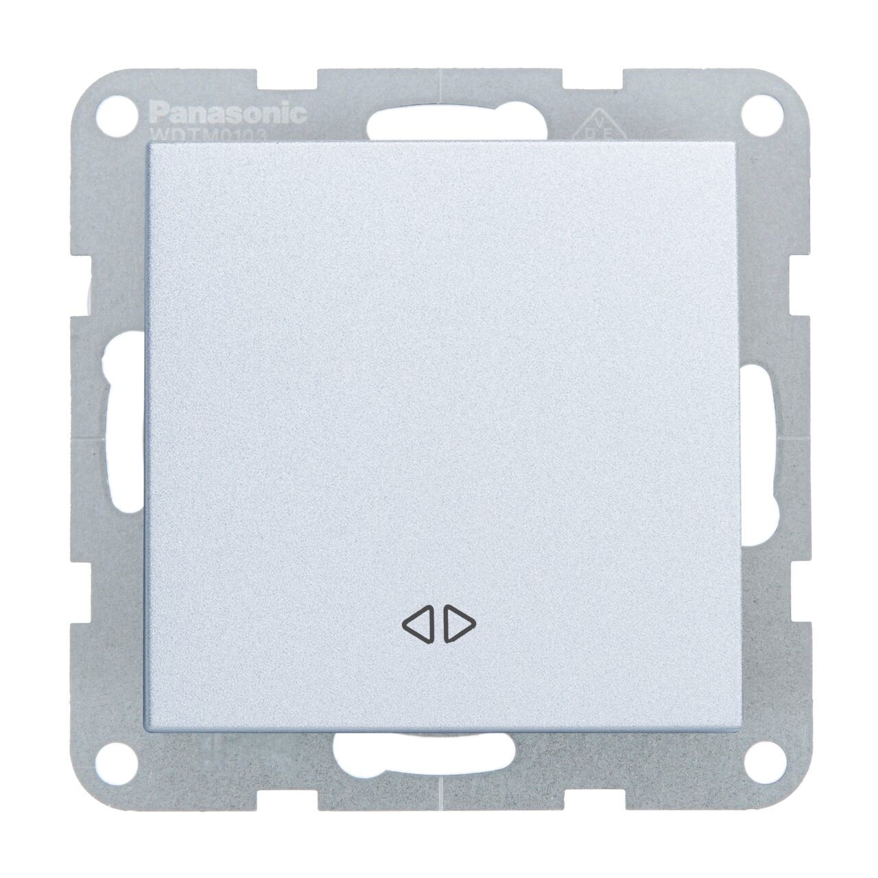 Intrerupator cruce 10A, IP20, Argintiu, Panasonic Karre Plus 55