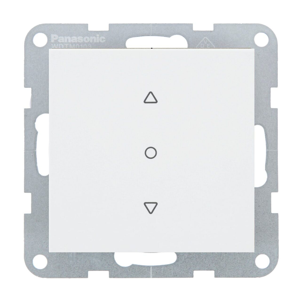 Intrerupator jaluzele 10A, IP20, Alb, Panasonic Karre Plus 55