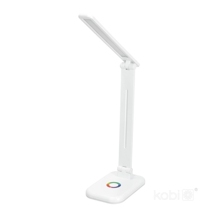 Lampa de birou LED NOBLITE RGB, 7W, lumina calda/neutra/rece, dimabila, alba, Kobi - 3 | YEO