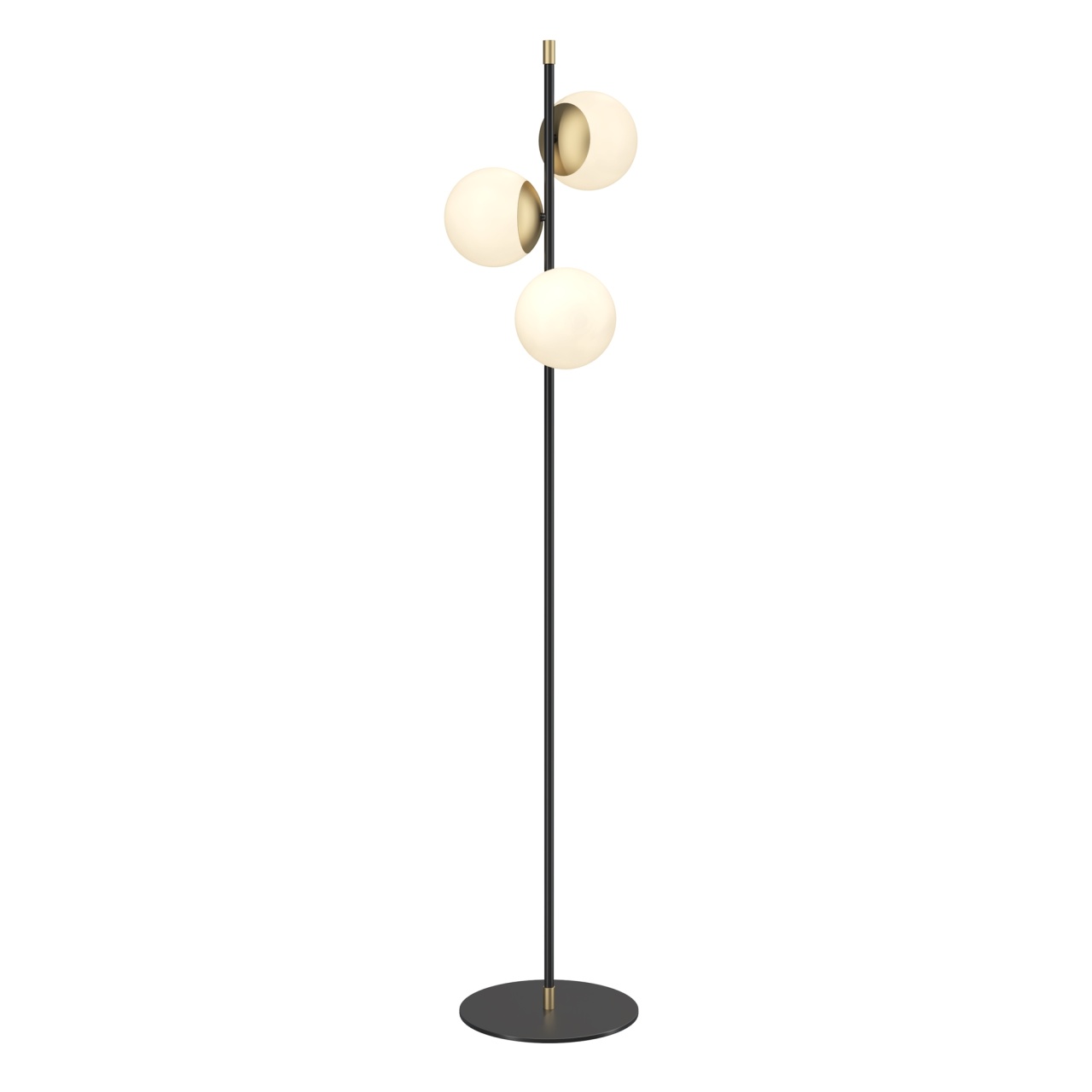 Lampadar Nostalgia MOD048FL-03G, cu intrerupator, 3xE14, negru+alb+auriu, IP20, Maytoni - 3 | YEO