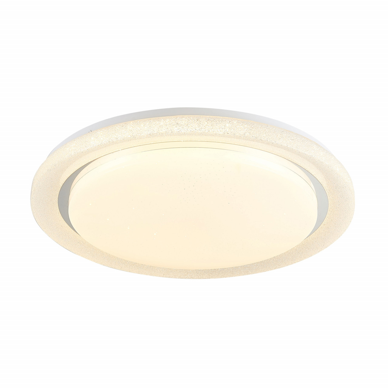 [Lichidare stoc]Plafoniera LED Saturnus KL151001, cu telecomanda, 30W, 2400lm, lumina calda+neutra+rece, IP20, alba, Klausen - 1 | YEO