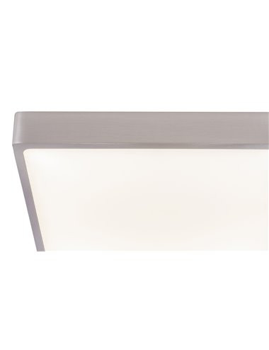 [Lichidare stoc]Plafoniera LED Vitos 12367-30, 28W, 3300lm, lumina neutra, IP20, argintie, Globo Lighting