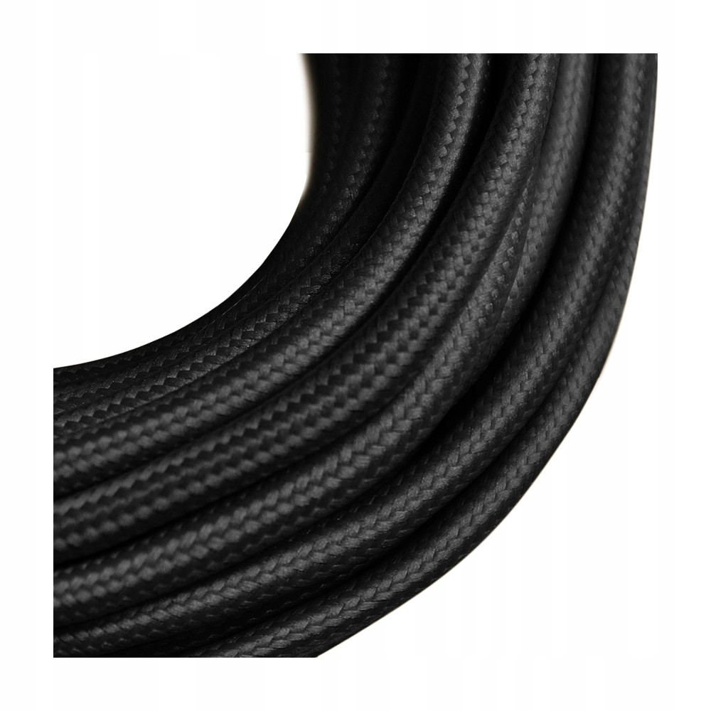 Pachet 2m Cablu Textil Negru 2x0,75