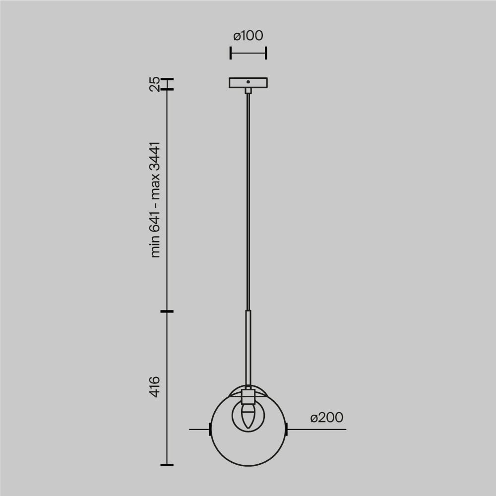 Pendul Basic Form MOD521PL-01G3, 1xG9, auriu+transparent, IP20, Maytoni