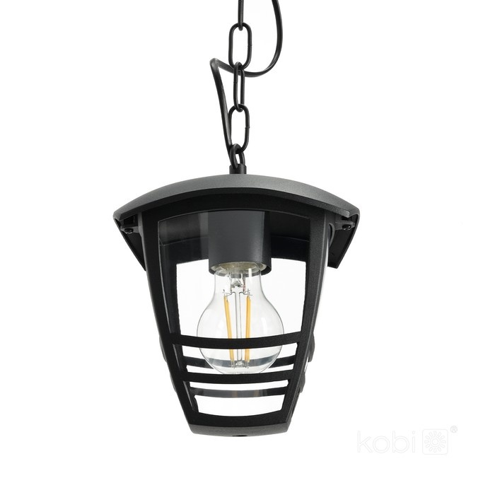 Pendul exterior Tevio, 1xE27, IP54, negru, Kobi - Imagine 2
