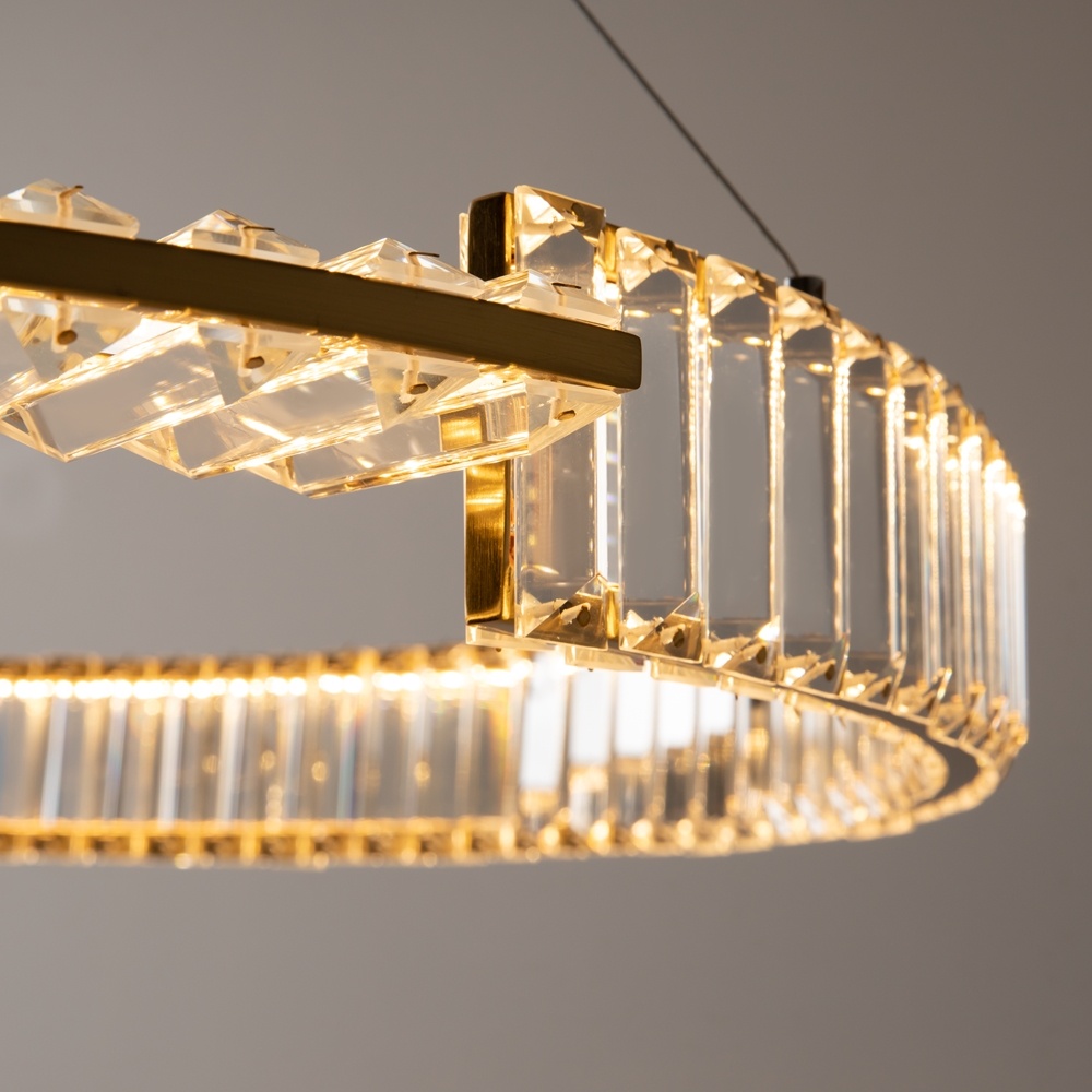 Pendul Krone, 45W, lumina calda (3000K), alama, Maytoni - imagine 5