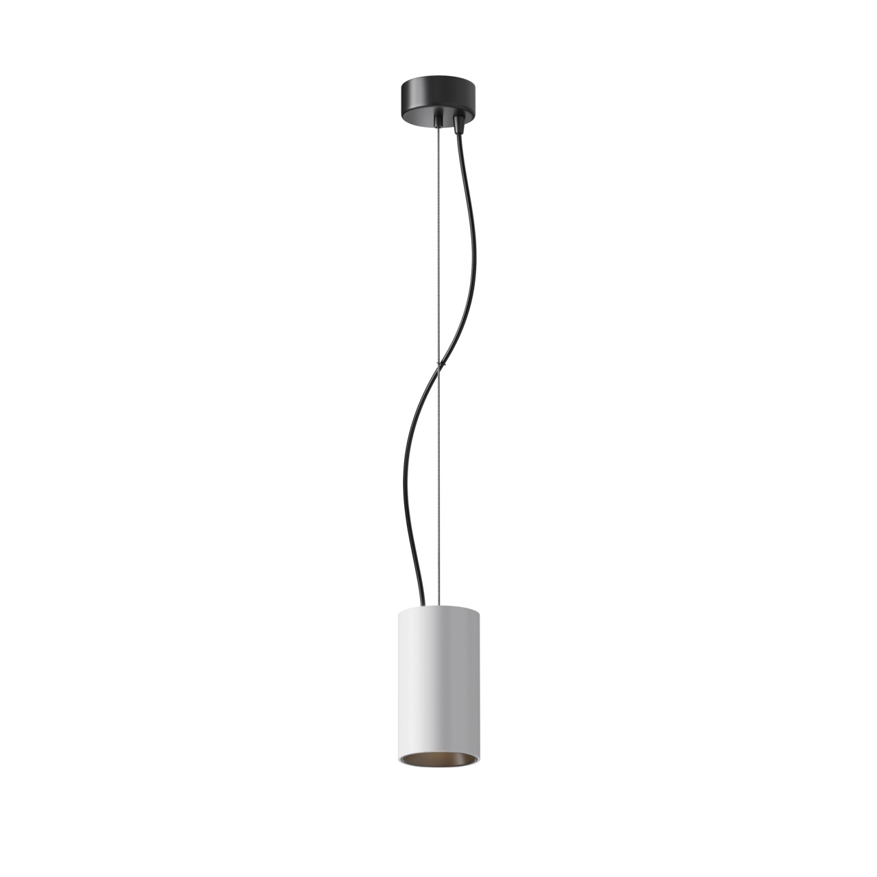 Pendul LED Efir P089PL-15W3K-W, 15W, 1230lm, lumina calda, IP20, alb+negru, Maytoni