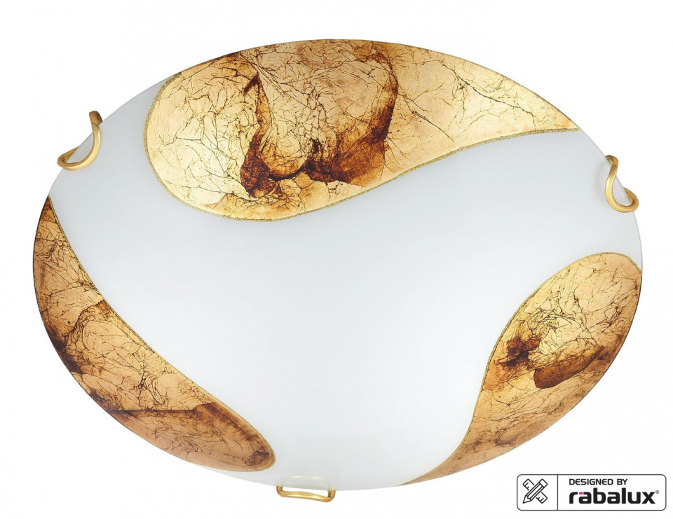 Plafoniera Art gold 1941-RAB, 1xE27, alba+aurie, IP20, Rabalux - 2 | YEO
