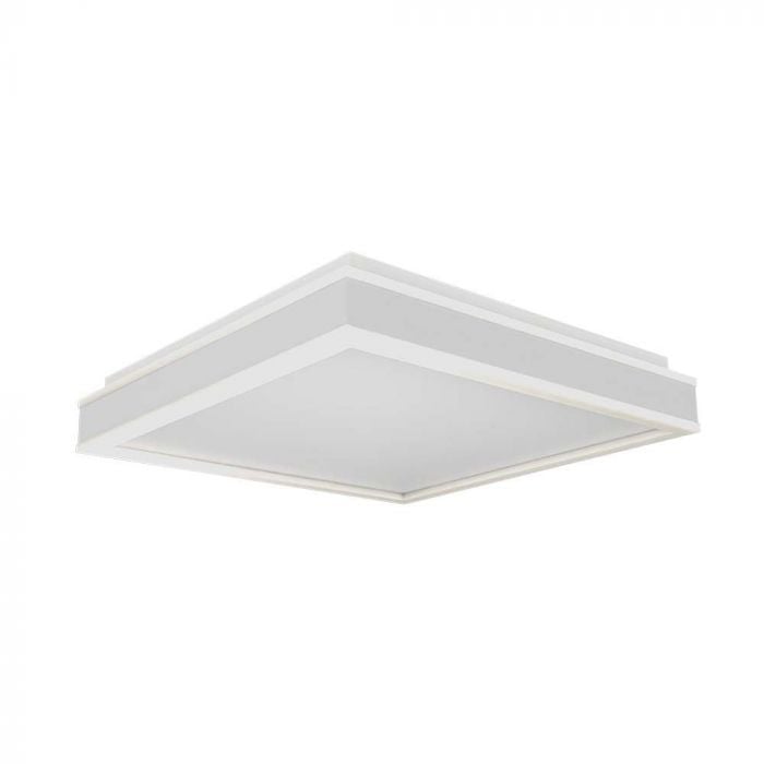 Plafoniera LED 6915-VT, patrata, 38W, 4000lm, lumina neutra, IP20, alba, V-Tac