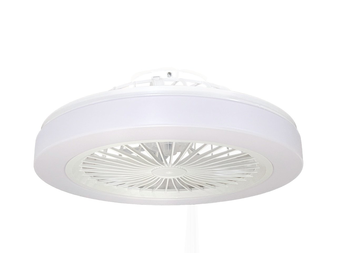 Plafoniera LED cu ventilator Optonica, 36W, lumina calda/neutra/rece(3000-6000 K), telecomanda, alba, IP20