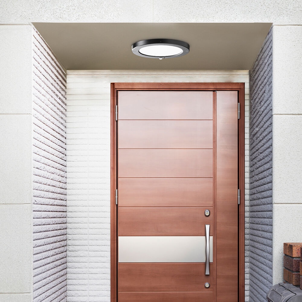 Plafoniera LED incastrata rotunda 20W, senzor miscare, lumina calda/neutra/rece, neagra, IP20, Braytron - imagine 2