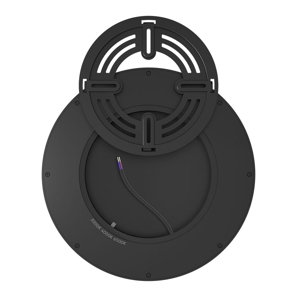 Plafoniera LED Jade 20W, lumina calda/neutra/rece, neagra, IP40, Braytron - imagine 5