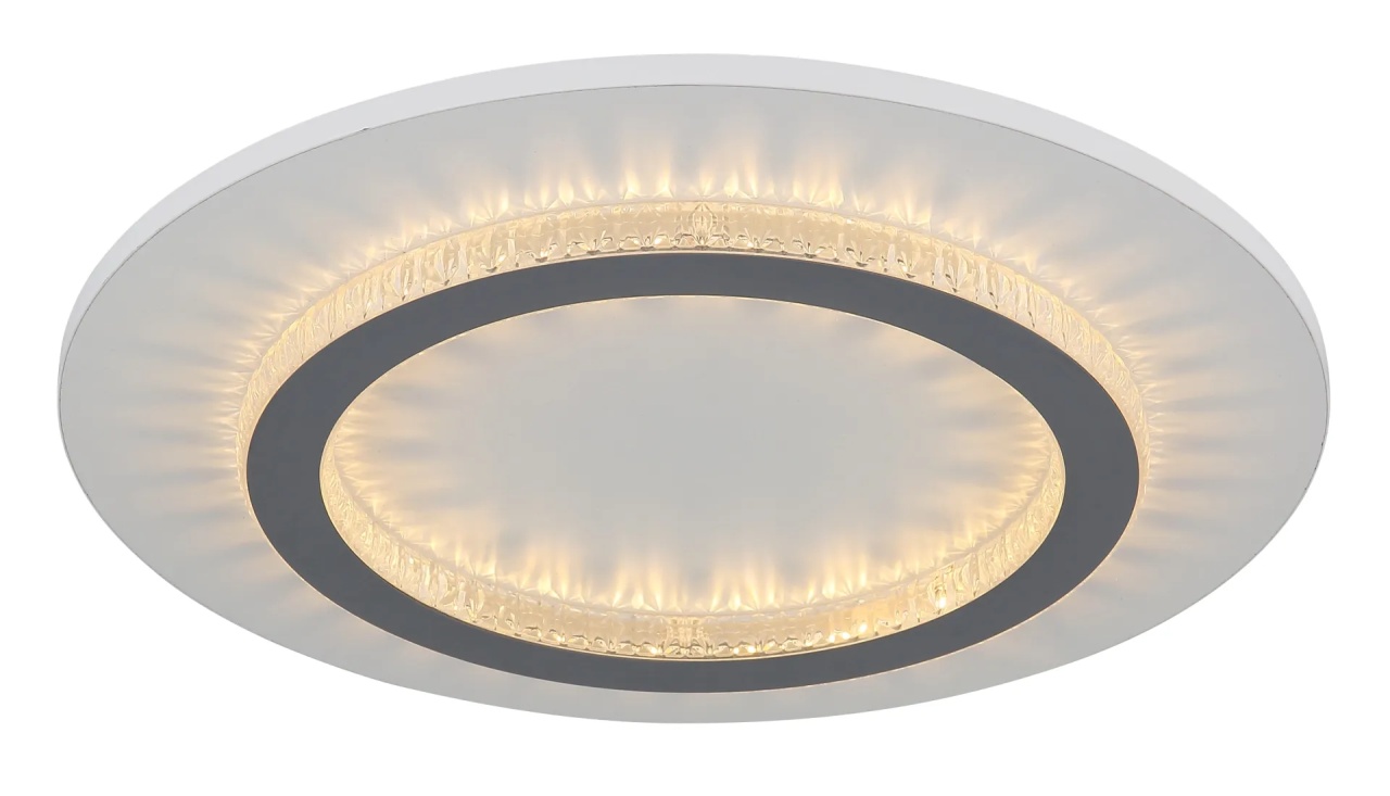 Plafoniera LED rotunda Jayden, 24W, 920lm, lumina calda/neutra/rece, IP20, gri/alba, Globo Lighting - 3 | YEO