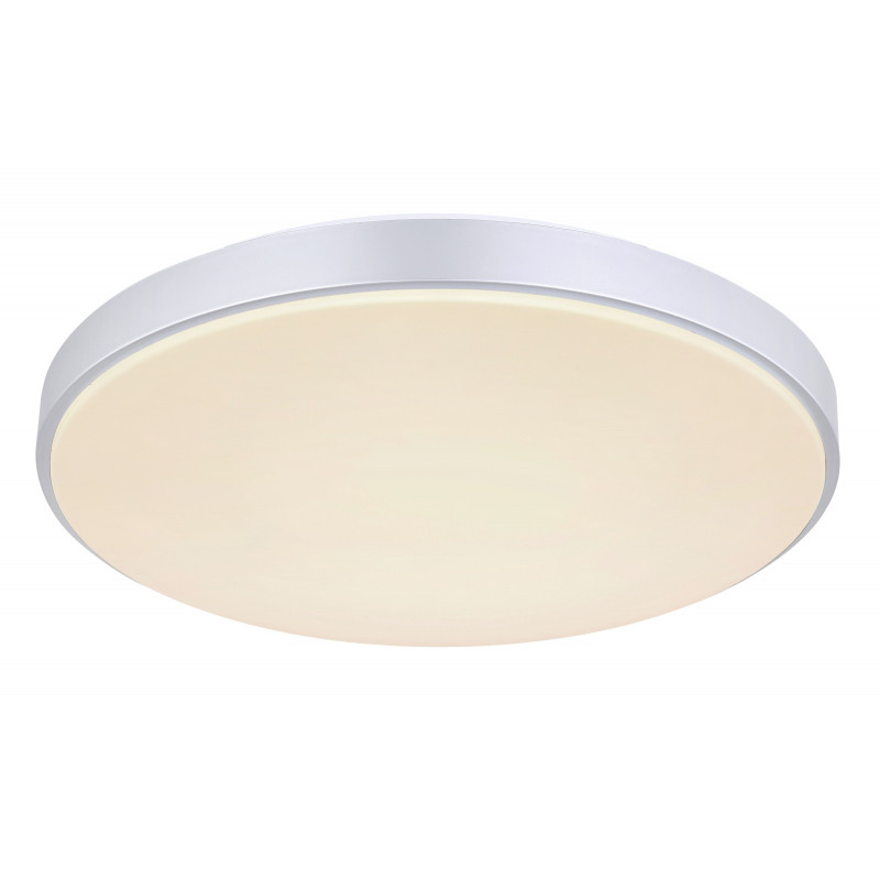 Plafoniera LED Sonny 41586-24, cu telecomandă, 24W, 1800lm, lumina calda+neutra+rece, IP20, alba, Globo Lighting