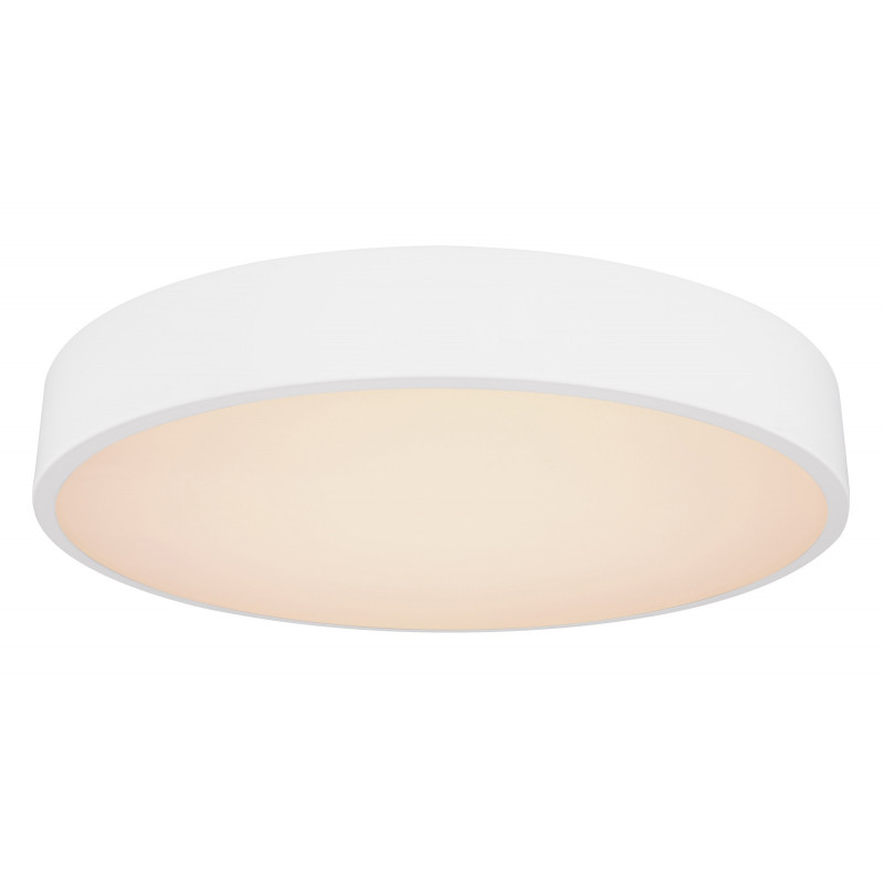 Plafoniera LED Wiss 41744-24, cu telecomandă, 24W, 1350lm, lumina calda+neutra+rece, IP20, alba, Globo Lighting