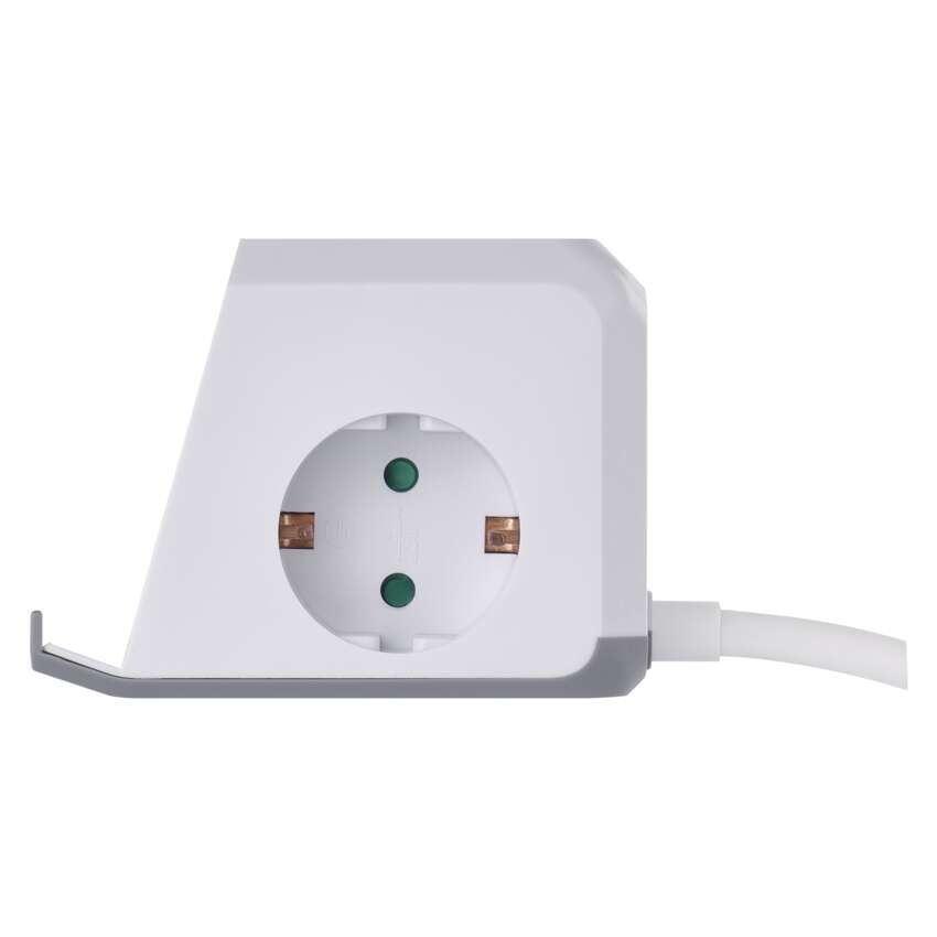 Prelungitor cub, 2m, 2 prize USB-A USB-C, Qi, alb, Emos - 2 | YEO