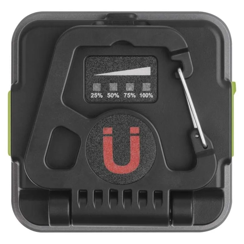 Proiector LED portabil, reincarcabil, COB LED 1200 lm, 2000 mAh, IP44, magnet, suport si clip, USB-C, Emos
