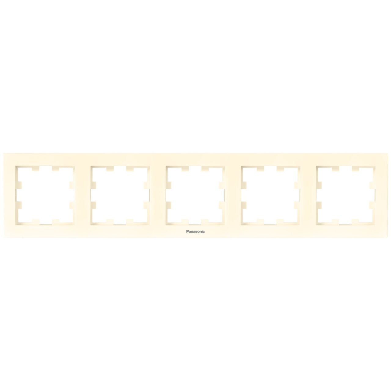 Rama 5 module orizontala, IP20, Bej, Panasonic Karre Plus 55