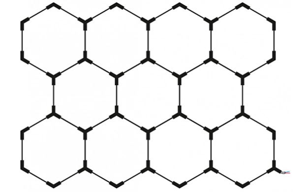Sistem LED Honeycomb 385W, lumina rece (6000 K), 46200 lm, Optonica - imagine 2