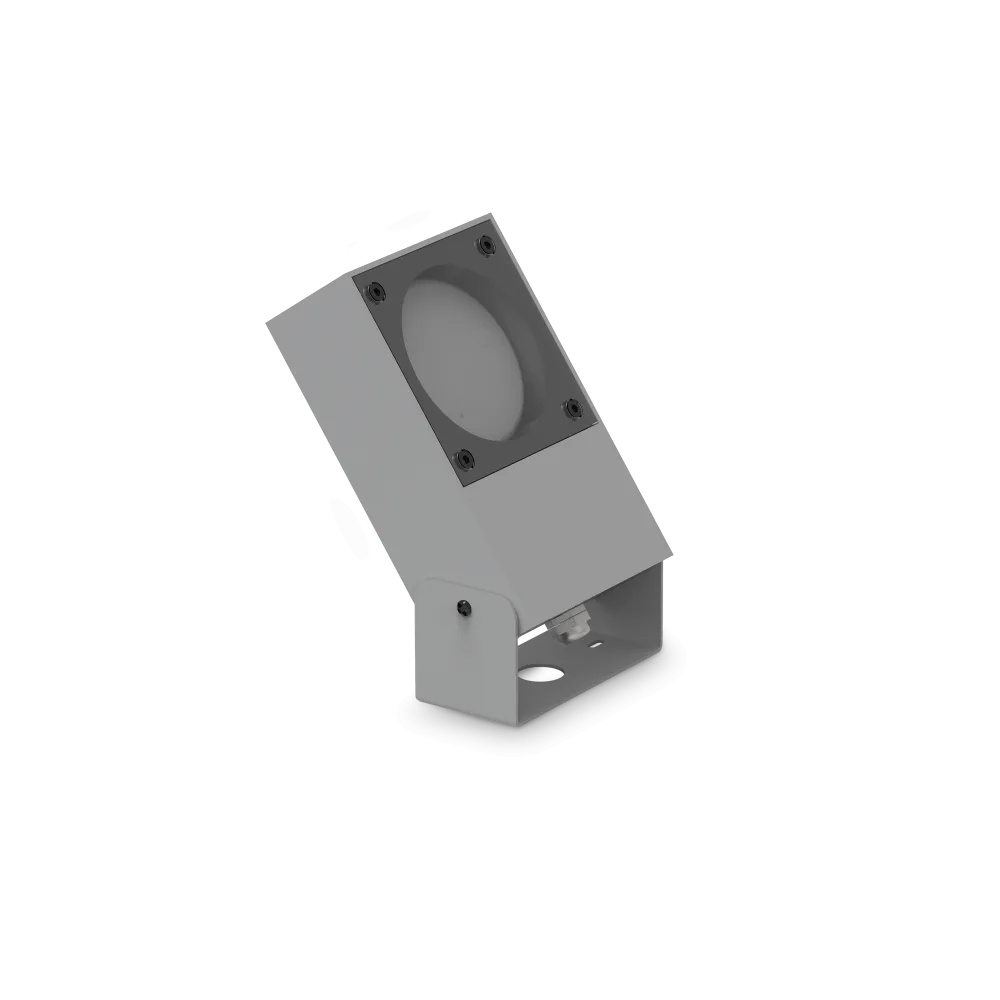 Spot exterior Sirio, 1xGX53, IP65, gri, Ideal Lux