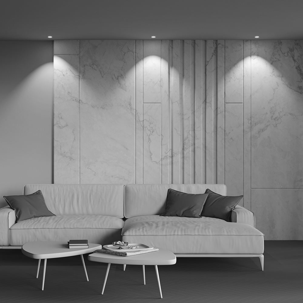 Spot incastrat LED Alfa, 10W, lumina calda (2700K), alb/negru, Maytoni - imagine 7