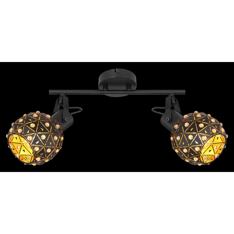 Spot Jodie 54029-2, 2xE14, negru, IP20, Globo Lighting - 2 | YEO