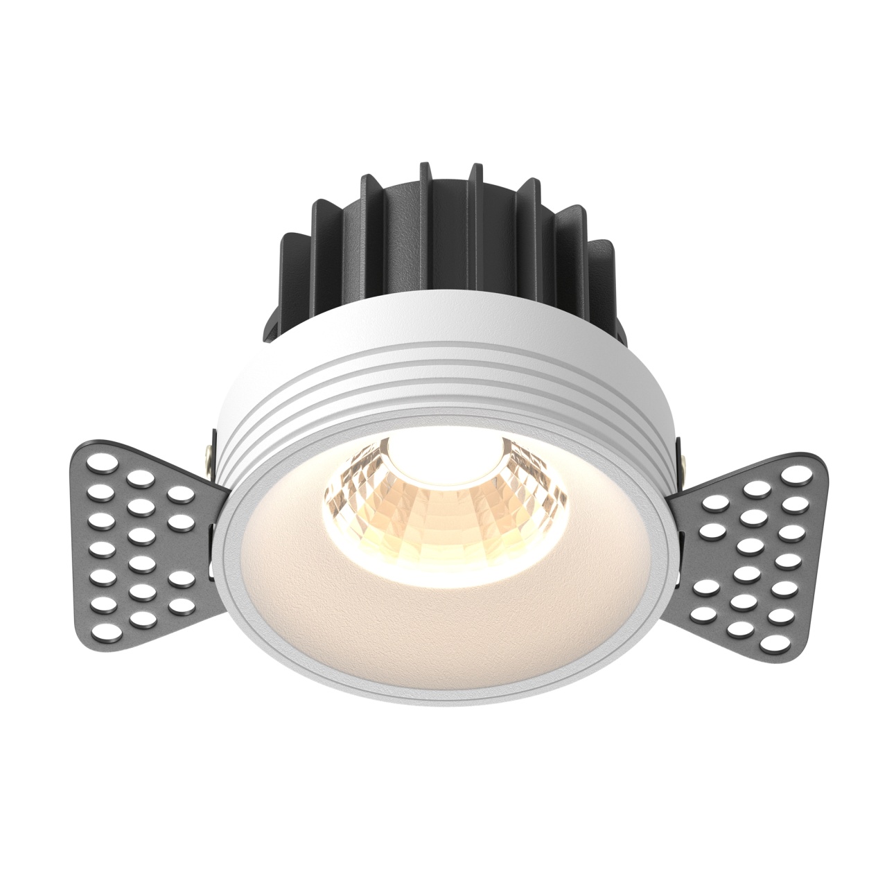 Spot LED 12W Incastrat, Maytoni, 920lm, Lumina Calda (3000K), Alb