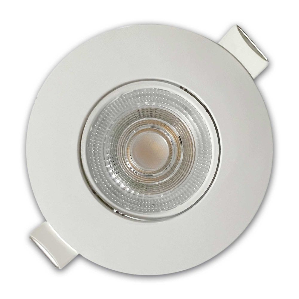 Spot LED 4.9W Aplicat, Rotund, Orientabil, Klausen, 480lm, Lumina Neutra (4000K), Alb