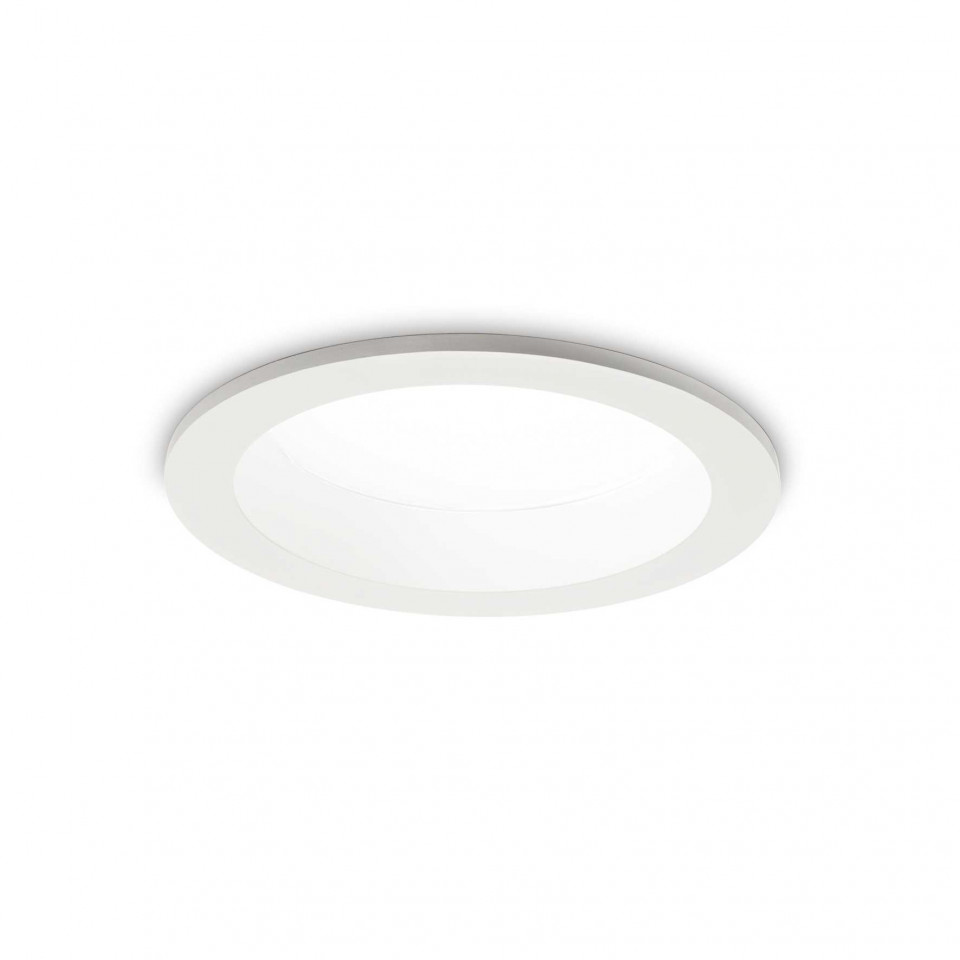 Spot LED Basic Fi Wide 193533, 20W, 1900lm, lumina calda, IP20, alb, Ideal Lux