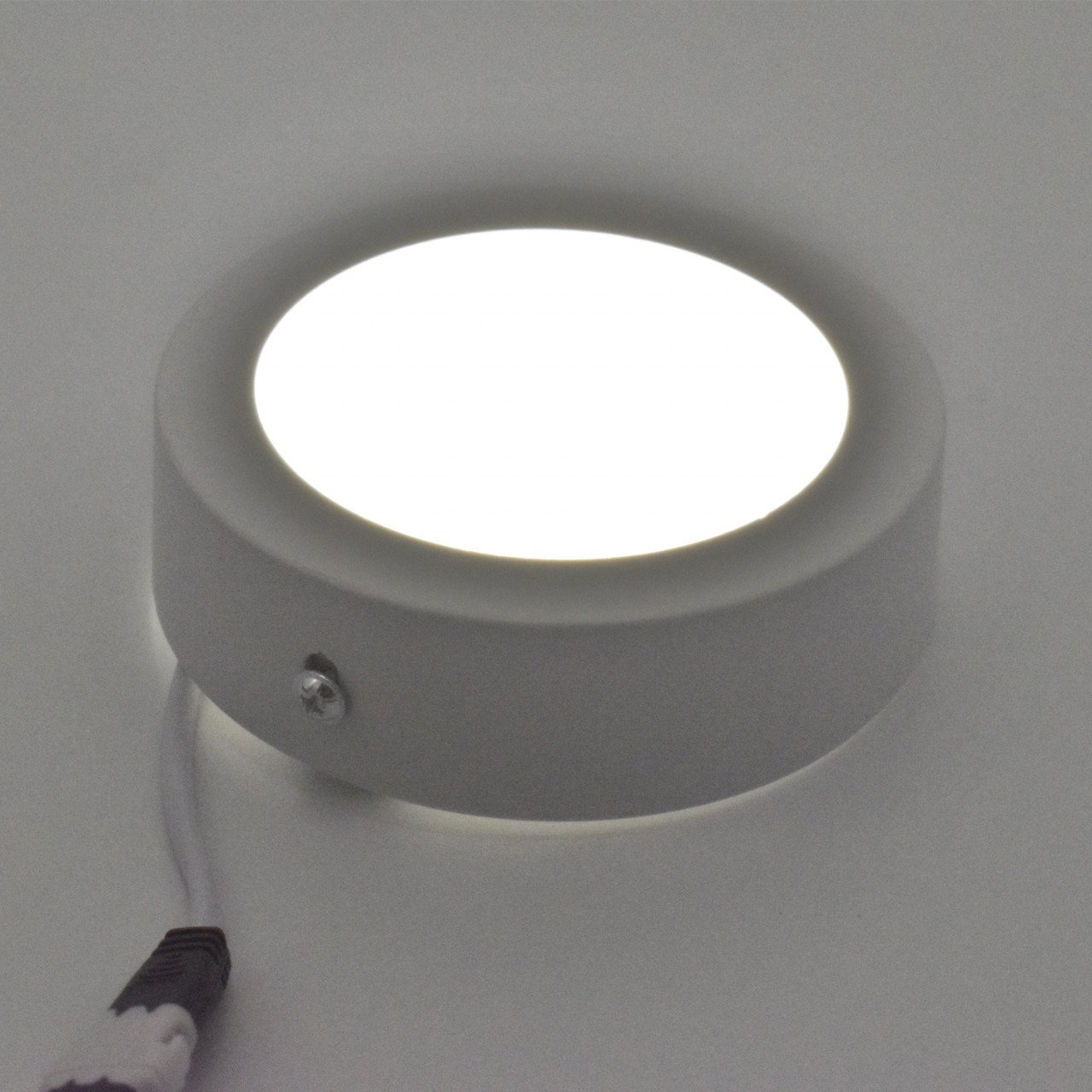 Spot LED BP03-30610, rotunda, 6W, 350lm, lumina neutra, IP20, alb, Braytron