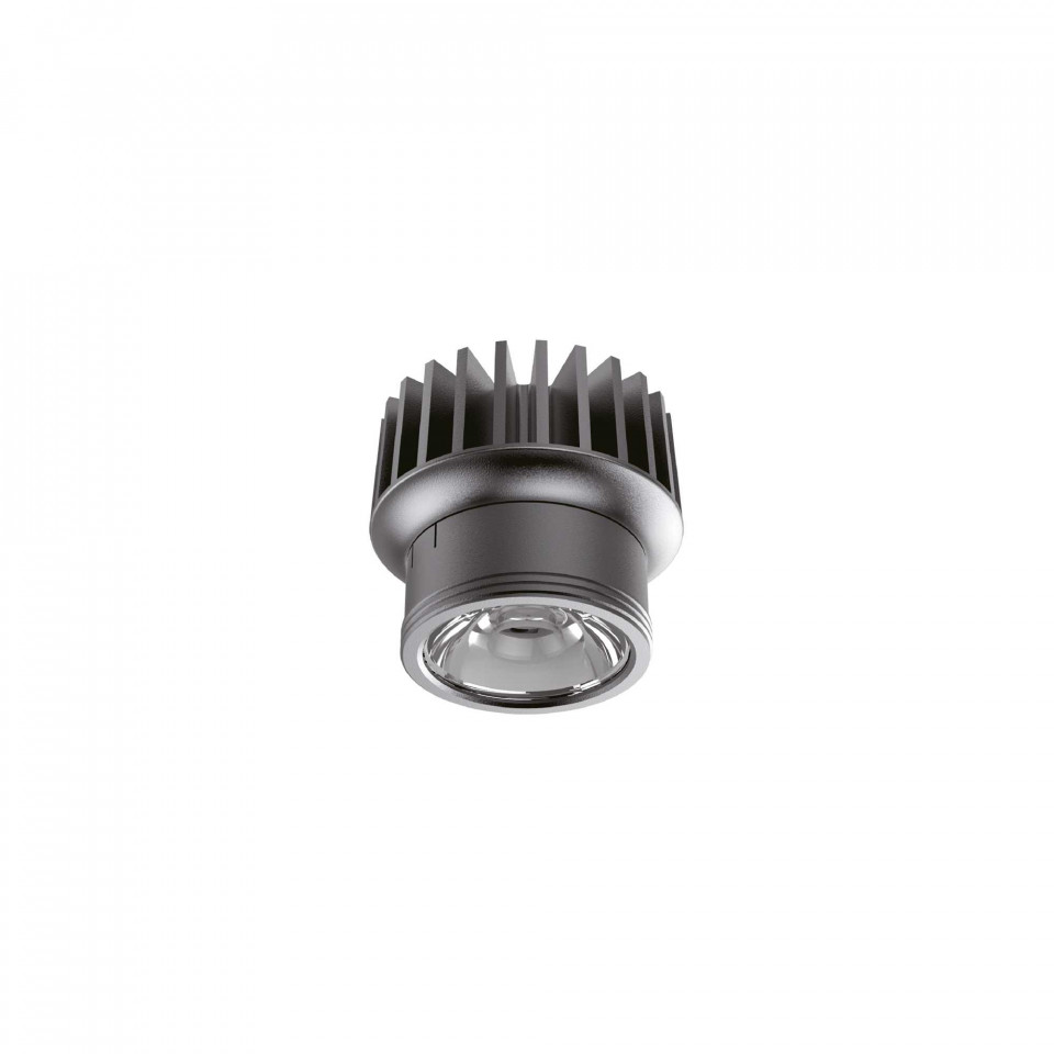 Spot LED Dynamic Source 208558, 10W, 1250lm, lumina calda, IP20, negru, Ideal Lux