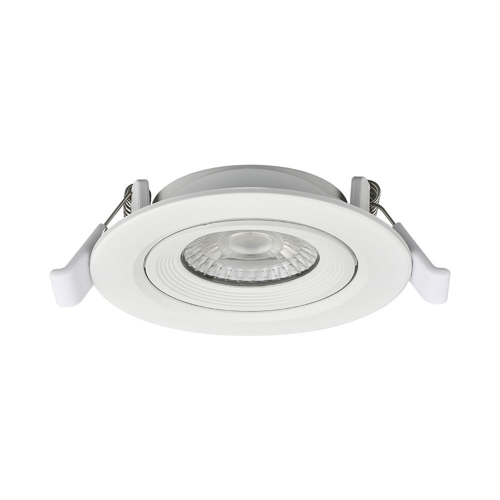 Spot LED incastrat 5W, lumina rece (6500 K), 400 lm, alb, Braytron - imagine 4
