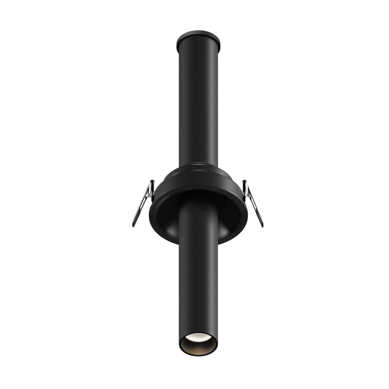 Spot LED incastrat Maytoni 7W, negru, 31.6cm lungime, 460lm, 3000K, C140RS-L300-7W3K-B
