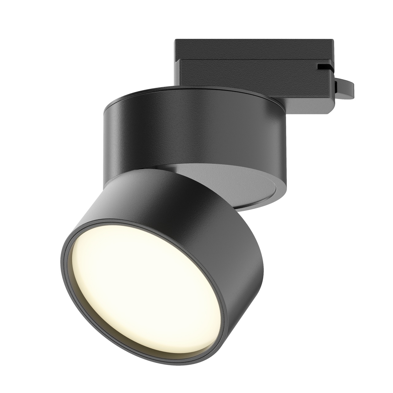 Spot LED pe sina Maytoni Onda, 12W, lumina calda(3000K), negru, 1 circuit