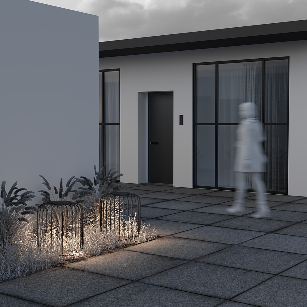 Stalp exterior Wisp, 18W, lumina calda (3000K), IP54, grafit, Maytoni - imagine 5