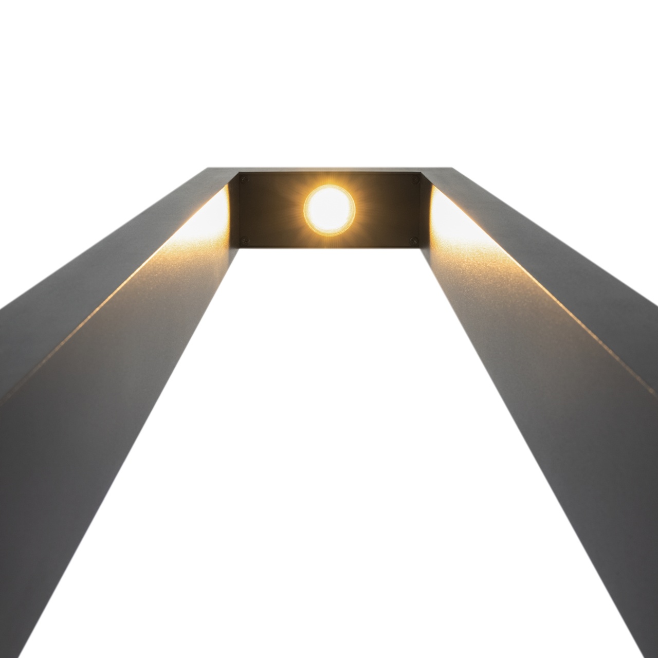 Stalp pentru exterior LED Bonn O425FL-L25GF, 25W, 1350lm, lumina calda, IP65, grafit, Maytoni - imagine 5
