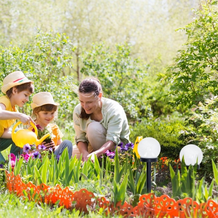 Stalp solar LED SPHERE G2, lumina neutra (4000 K), IP44, Kobi - imagine 2