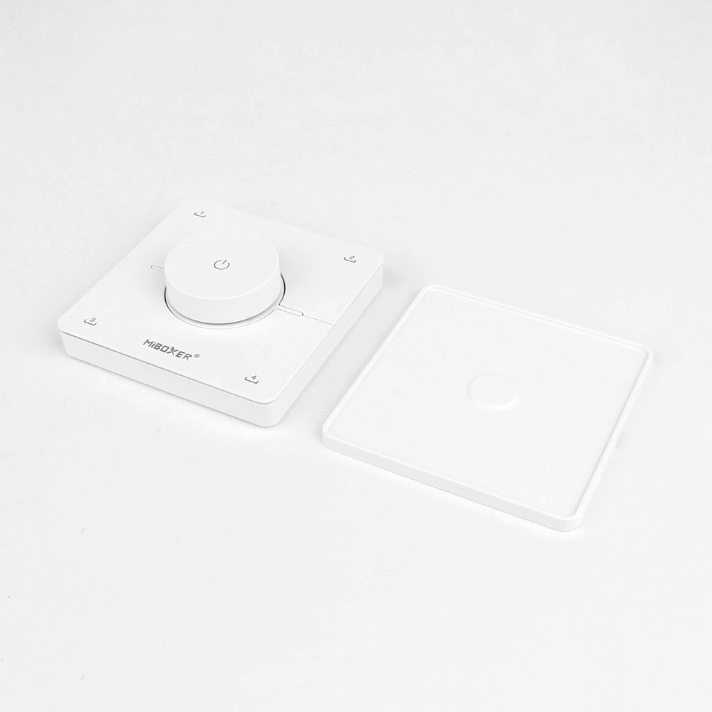 Telecomandă MiBoxer K0, alba, rotativa, pentru benzi LED monocolor și CCT