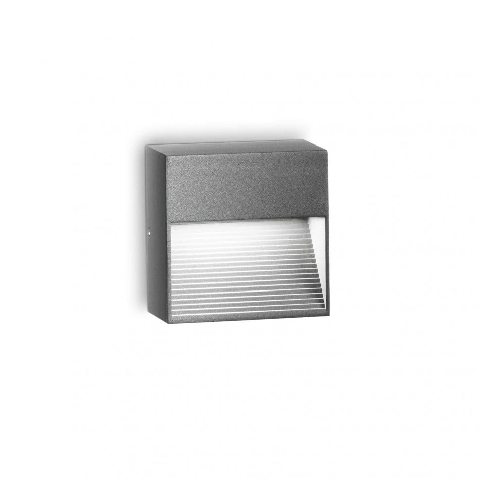 Aplica de exterior DOWN AP1, antracit, 1 bec, dulie G9, 122045, Ideal Lux