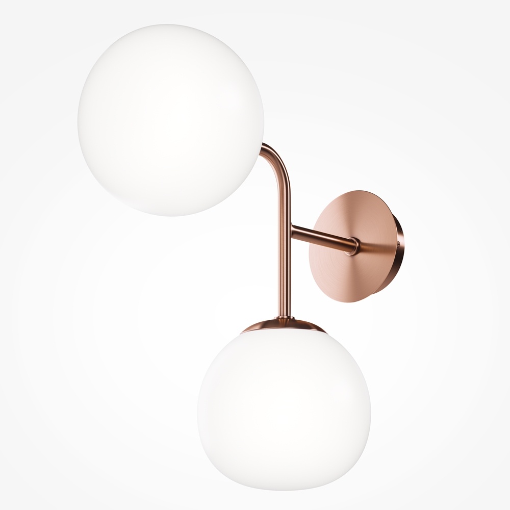 Aplica Erich MOD221-WL-02-G, 2xE14, alba+aurie, IP20, Maytoni - 1 | YEO